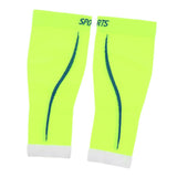 Maxbell 1 Pair Sport Leg Compression Sleeves Calf Guard Brace XXL Fluorescent Green