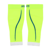 Maxbell 1 Pair Sport Leg Compression Sleeves Calf Guard Brace XXL Fluorescent Green
