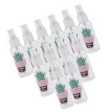 Maxbell Maxbell 12 Pieces Refillable Empty Plastic Travel Bottles Containers Clear 50ml 1#