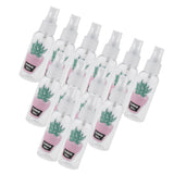 Maxbell Maxbell 12 Pieces Refillable Empty Plastic Travel Bottles Containers Clear 50ml 1#