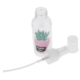 Maxbell Maxbell 12 Pieces Refillable Empty Plastic Travel Bottles Containers Clear 50ml 1#