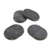 Maxbell Maxbell 4 Pieces Massage Stone Natural Lava Basalt Hot Rock Spa Gua Sha Massager