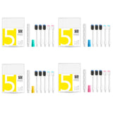 Maxbell Maxbell Portable Travel Toothbrush Set Soft Fiber with 5 Replacement Head Green