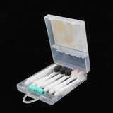 Maxbell Maxbell Portable Travel Toothbrush Set Soft Fiber with 5 Replacement Head Green