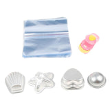 Maxbell Handmade Bath Bomb Mold Soap Making Mould Tools Craft Kit with Heat Sealer
