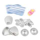 Maxbell Handmade Bath Bomb Mold Soap Making Mould Tools Craft Kit with Heat Sealer