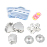 Maxbell Handmade Bath Bomb Mold Soap Making Mould Tools Craft Kit with Heat Sealer