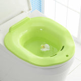 Maxbell Maxbell Hip Bath Tub Sitz Bath for Toilet Maternity Hemorrhoid Avoid Squatting Green