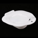 Maxbell Maxbell Hip Bath Tub Sitz Bath for Toilet Maternity Hemorrhoid Avoid Squatting White