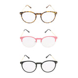 Maxbell Maxbell Fashion Unisex Retro Spectacles Eyeglasses Round Frame Eyewear Glasses 01