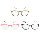 Maxbell Maxbell Fashion Unisex Retro Spectacles Eyeglasses Round Frame Eyewear Glasses 01
