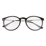 Maxbell Maxbell Fashion Unisex Retro Spectacles Eyeglasses Round Frame Eyewear Glasses 03