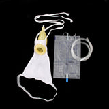 Maxbell Reusable Male Urinal System Pee Holder with Collection Bag Incontinence Aid