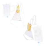 Maxbell Reusable Male Urinal System Pee Holder with Collection Bag Incontinence Aid