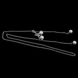 Maxbell 90cm Stainless Steel Sunglasses Eyeglasses Holder Chains With Pearl Silver - Aladdin Shoppers