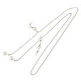 Maxbell 90cm Stainless Steel Sunglasses Eyeglasses Holder Chains With Pearl Silver - Aladdin Shoppers
