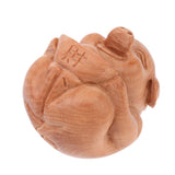 Maxbell Maxbell Portable Handmade Peach Wood Baoding Balls,  Chinese Health Exercise Ball Stress Reduce Palm Hand Massage( 2 Pack）