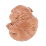 Maxbell Maxbell Portable Handmade Peach Wood Baoding Balls,  Chinese Health Exercise Ball Stress Reduce Palm Hand Massage( 2 Pack）