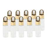 100 Pack Empty Aromatherapy Essential Oils Eye Dropper Bottles 20ml Clear