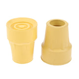 Maxbell 4 Pieces Anti skid Crutch Ferrules Rubber Ends Cane Walking Stick Tips 22mm