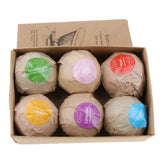 Maxbell Maxbell 6 Pieces Women Scented Bubble Bath Salt Essential Balls Set Kit