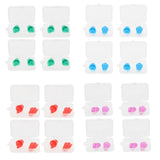 Maxbell Maxbell 4 Pairs Silicone Earplug Airplane Travel Noise Cancelling Ear Plugs Green