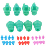 Maxbell Maxbell 4 Pairs Silicone Earplug Airplane Travel Noise Cancelling Ear Plugs Green