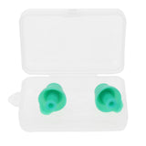 Maxbell Maxbell 4 Pairs Silicone Earplug Airplane Travel Noise Cancelling Ear Plugs Green