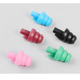Maxbell Maxbell 4 Pairs Silicone Earplug Airplane Travel Noise Cancelling Ear Plugs Green