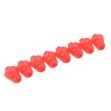Maxbell Maxbell 4 Pairs Silicone Earplug Airplane Travel Noise Cancelling Ear Plugs Red