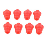 Maxbell Maxbell 4 Pairs Silicone Earplug Airplane Travel Noise Cancelling Ear Plugs Red