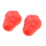 Maxbell Maxbell 4 Pairs Silicone Earplug Airplane Travel Noise Cancelling Ear Plugs Red