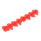 Maxbell Maxbell 4 Pairs Silicone Earplug Airplane Travel Noise Cancelling Ear Plugs Red