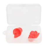 Maxbell Maxbell 4 Pairs Silicone Earplug Airplane Travel Noise Cancelling Ear Plugs Red