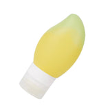 Maxbell Maxbell Silicone Squeezable Empty Lotion Shampoo Makeup Bottle 48ml Gradient Yellow
