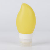 Maxbell Maxbell Silicone Squeezable Empty Lotion Shampoo Makeup Bottle 48ml Yellow