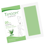 Maxbell Maxbell 20pcs Dual-sided Depilatory Waxing Strips Cold Wax Bikini Hair Remover Aloe