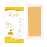 Maxbell Maxbell 20pcs Dual-sided Depilatory Waxing Strips Cold Wax Bikini Hair Remover Honey