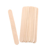 Maxbell 100 Piece Wooden Hair Removal Sticks Wax Applicator Waxing Beans Spatulas