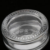 Maxbell Maxbell 6 Pieces Glass Pot Jars Cream Bottle Makeup Cosmetic Container Clear