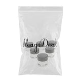 Maxbell Maxbell 6 Pieces Glass Pot Jars Cream Bottle Makeup Cosmetic Container Clear