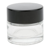 Maxbell Maxbell 6 Pieces Glass Pot Jars Cream Bottle Makeup Cosmetic Container Clear