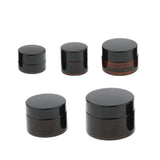 Maxbell Maxbell 6 Pcs Cosmetic Containers Round Glass Jars Cosmetics Face Cream Lotion 5g