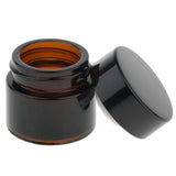 Maxbell Maxbell 6 Pcs Cosmetic Containers Round Glass Jars Cosmetics Face Cream Lotion 5g