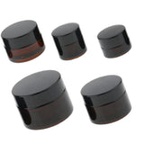Maxbell Maxbell 6 Pcs Cosmetic Containers Round Glass Jars Cosmetics Face Cream Lotion 5g