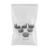 Maxbell Maxbell 6x 10g Empty Glass Jar with Lid Makeup Cosmetics Container Travel Bottles Clear