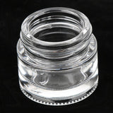 Maxbell Maxbell 6x 10g Empty Glass Jar with Lid Makeup Cosmetics Container Travel Bottles Clear
