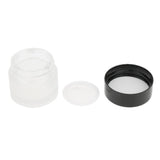 Maxbell Maxbell 6x 10g Empty Glass Jar with Lid Makeup Cosmetics Container Travel Bottles Frosted
