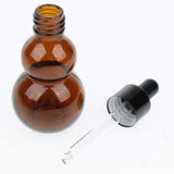 Maxbell Maxbell 6 Pieces Gourd Glass Dropper Bottles For Essential Oil Makeup Liquid 20ml