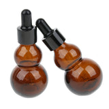 Maxbell Maxbell 6 Pieces Gourd Glass Dropper Bottles For Essential Oil Makeup Liquid 30ml